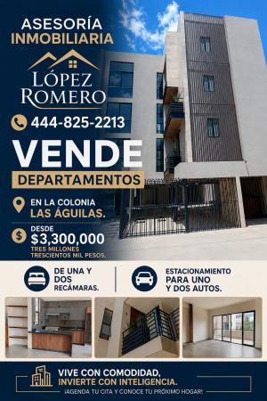DEPARTAMENTOS EN VENTA EN LAS AGUILAS
