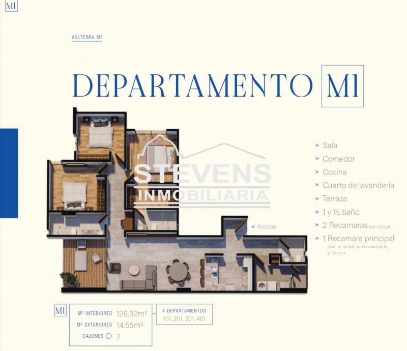 Venta de Departamento  en San Luis Potosi en LOMAS DEL PEDREGAL