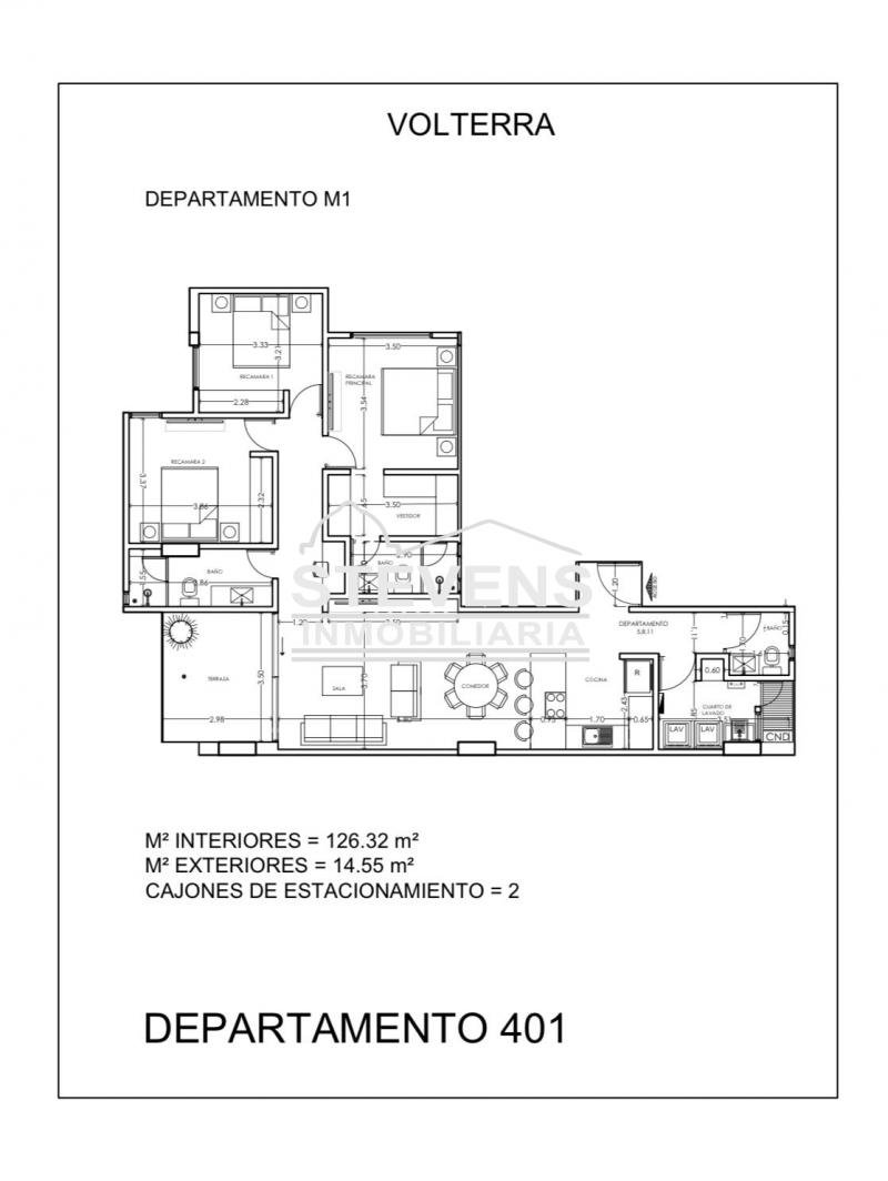 Venta de Departamento  en San Luis Potosi en LOMAS DEL PEDREGAL