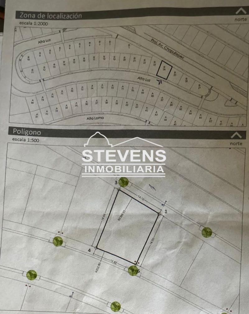 Venta de Terreno  en San Luis Potosi en LOMAS DEL PEDREGAL