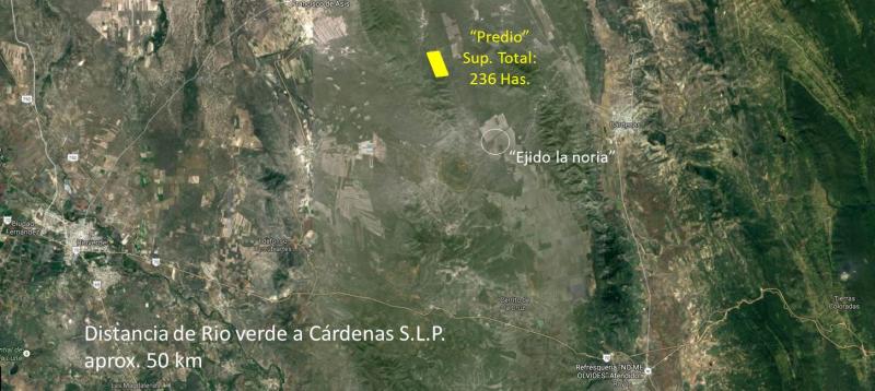 Venta de Terreno  en San Luis Potosi en CARDENAS