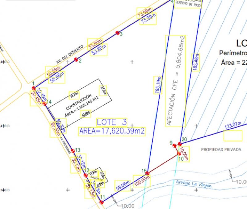 Venta de Terreno  en SAN LUIS POTOSI en CAPULINES