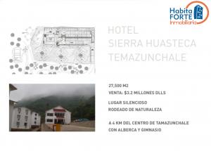 Venta de Hotel en SIERRA HUASTECA
