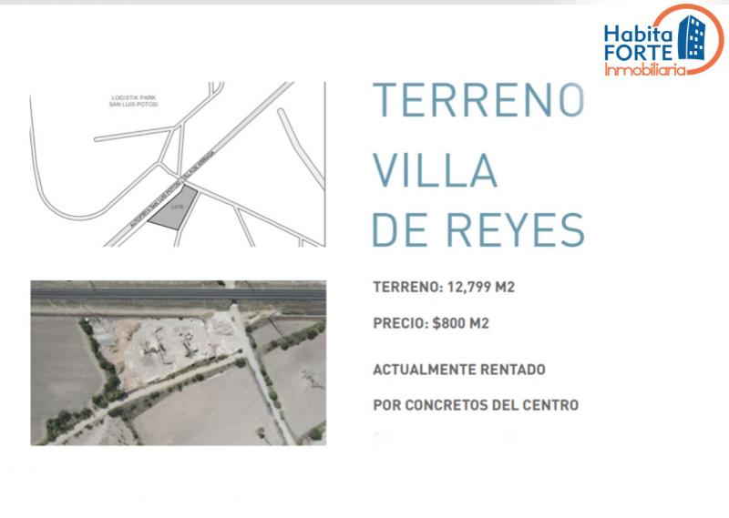 Venta de Terreno  en VILLA DE REYES en VILLA DE REYES