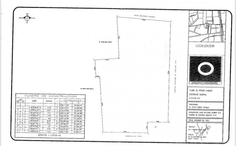 Venta de Terreno  en SOLEDAD DE GRACIANO SANCHEZ en SOLEDAD DE GRACIANO SANCHEZ