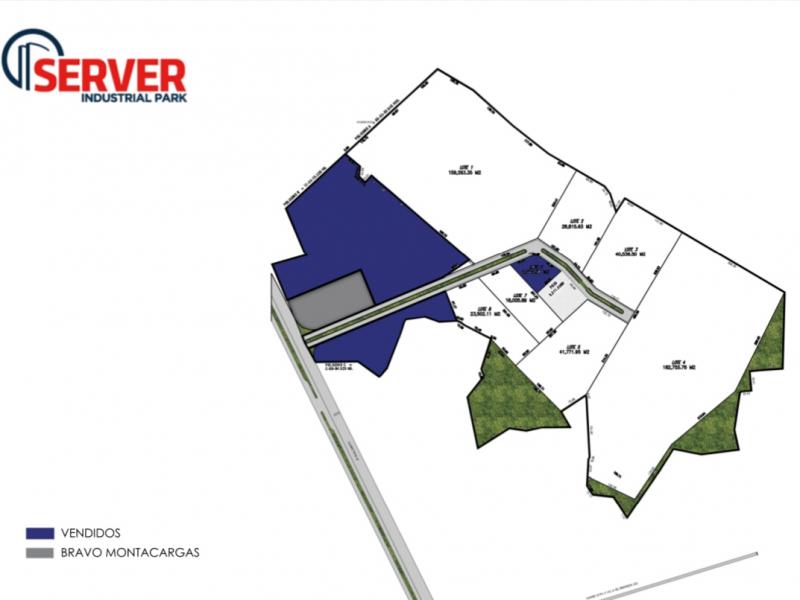 Venta de Terreno  en SAN LUIS POTOSI en SERVER PARQUE INDUSTRIAL