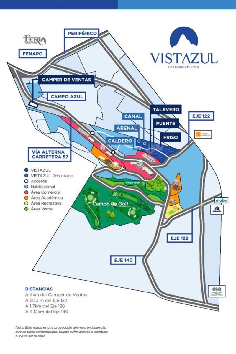 Venta de Terreno  en  en VISTAZUL