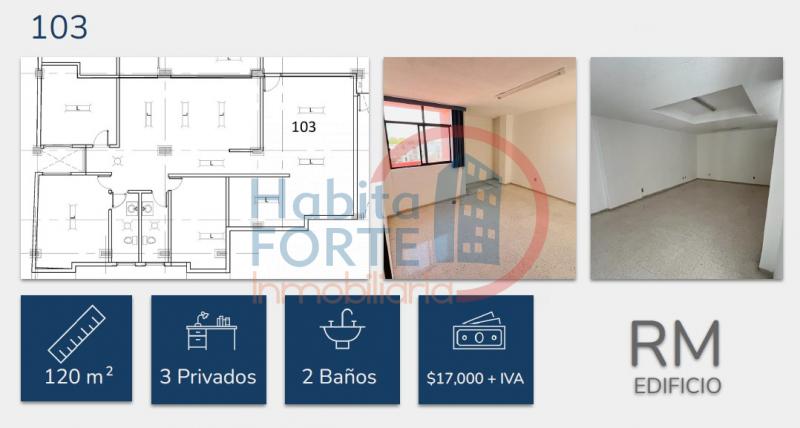 Renta de Oficina  en SAN LUIS POTOSI en TEQUISQUIAPAN