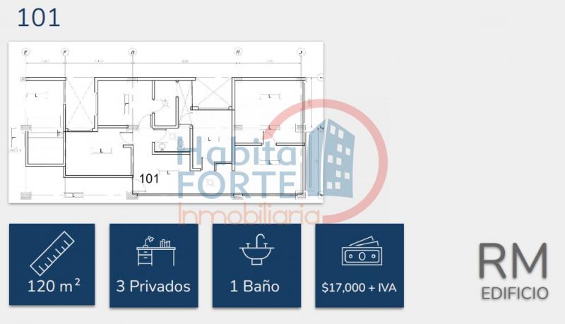 Renta de Oficina  en SAN LUIS POTOSI en TEQUISQUIAPAN