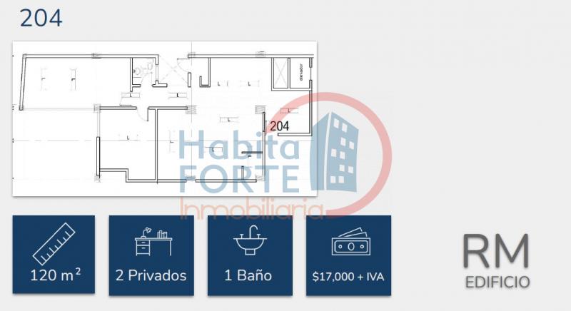 Renta de Oficina  en SAN LUIS POTOSI en TEQUISQUIAPAN