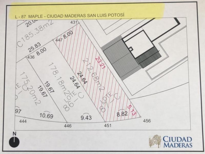 Venta de Terreno  en SAN LUIS POTOSI en CIUDAD MADERAS