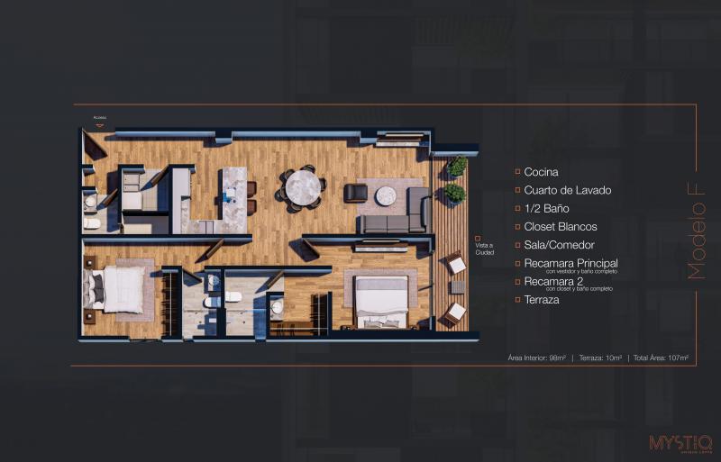 Venta de Departamento  en SAN LUIS POTOSI en LOMAS DEL PEDREGAL