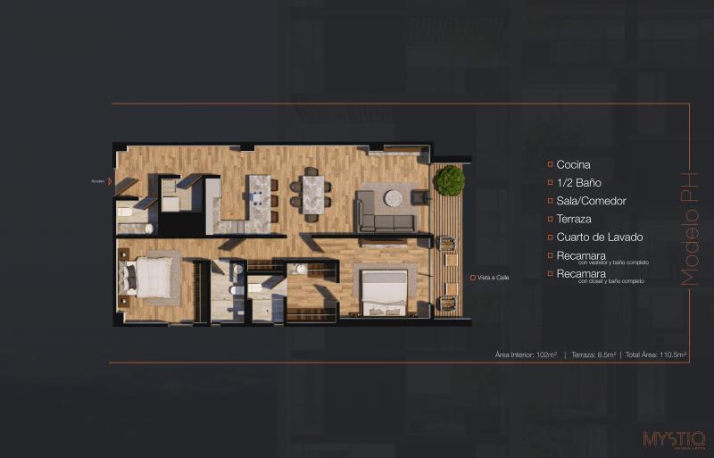 Venta de Departamento  en SAN LUIS POTOSI en LOMAS DEL PEDREGAL