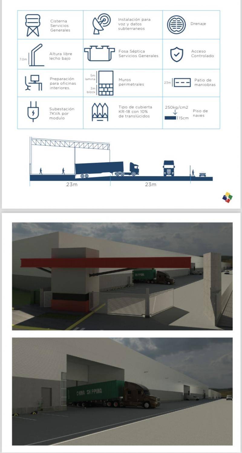 Renta de Bodega  en SAN LUIS POTOSI en ZONA INDUSTRIAL