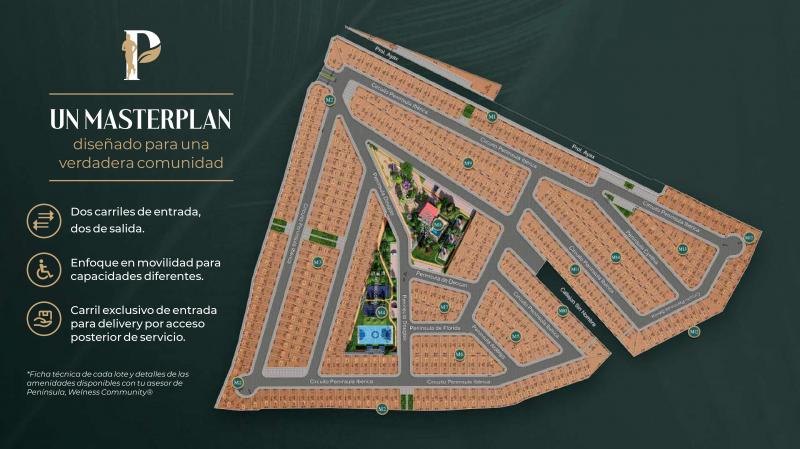 Venta de Terreno  en  en PENINSULA RESIDENCIAL