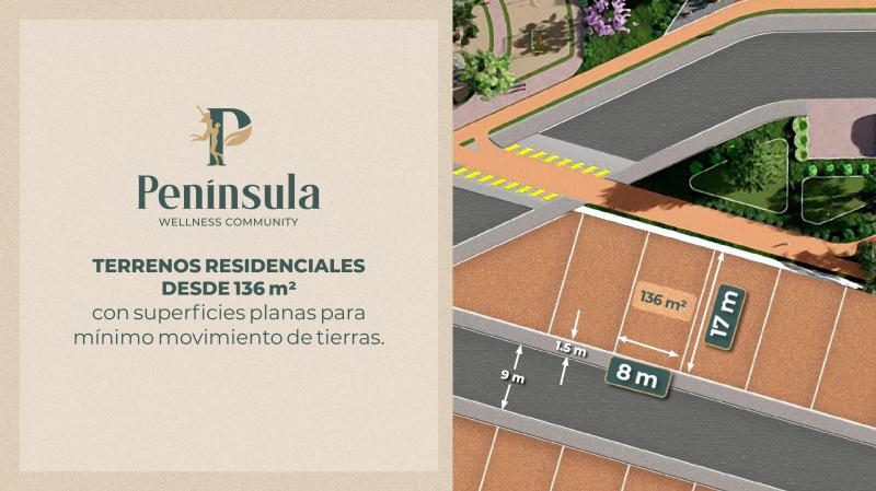 Venta de Terreno  en  en PENINSULA RESIDENCIAL