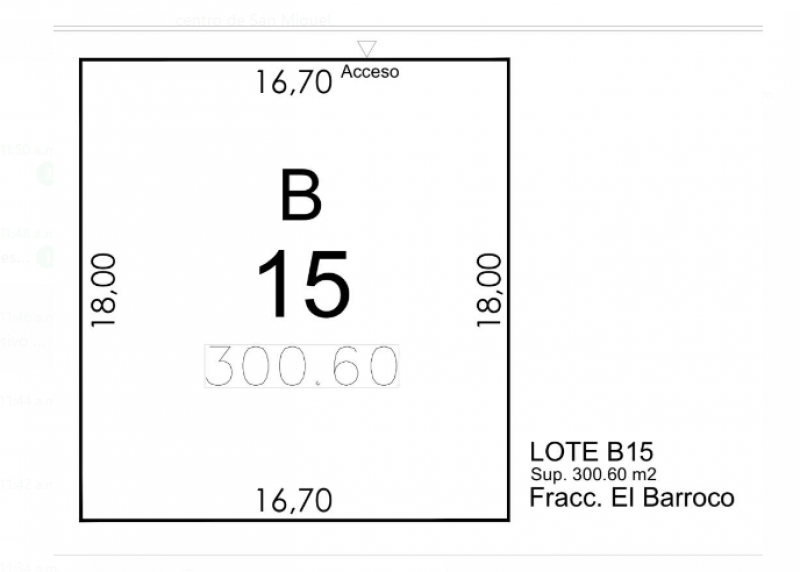 Venta de Terreno  en  en RESIDENCIAL BARROCO EN SAN MIGUEL DE ALLENDE