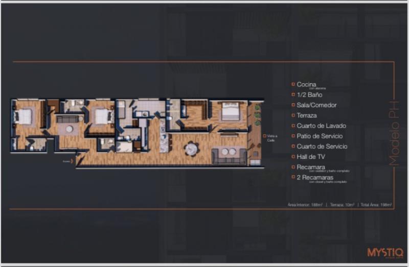 Venta de Penthouse  en SAN LUIS POTOSI en LOMAS DEL PEDREGAL