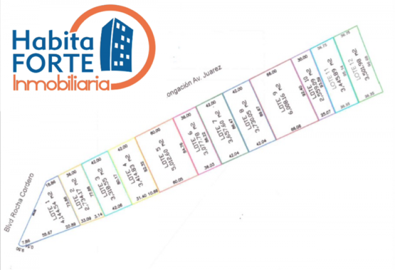 Venta de Terreno  en  en LOTES RESIDENCIALES FENAPO