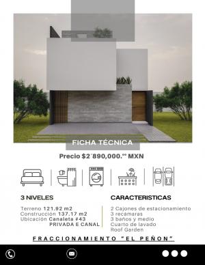 Venta de Casa en EL PEÑON