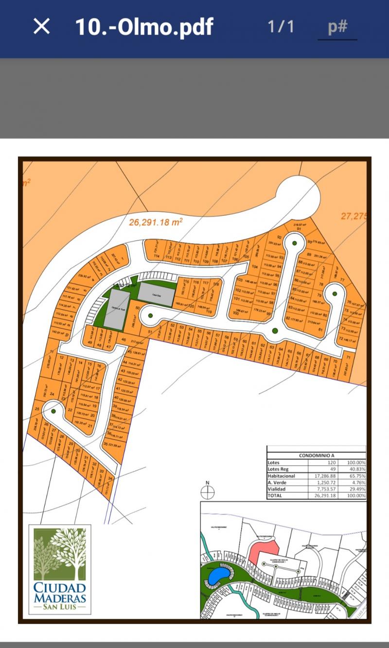 Venta de Terreno  en SAN LUIS POTOSI en CIUDAD MADERAS