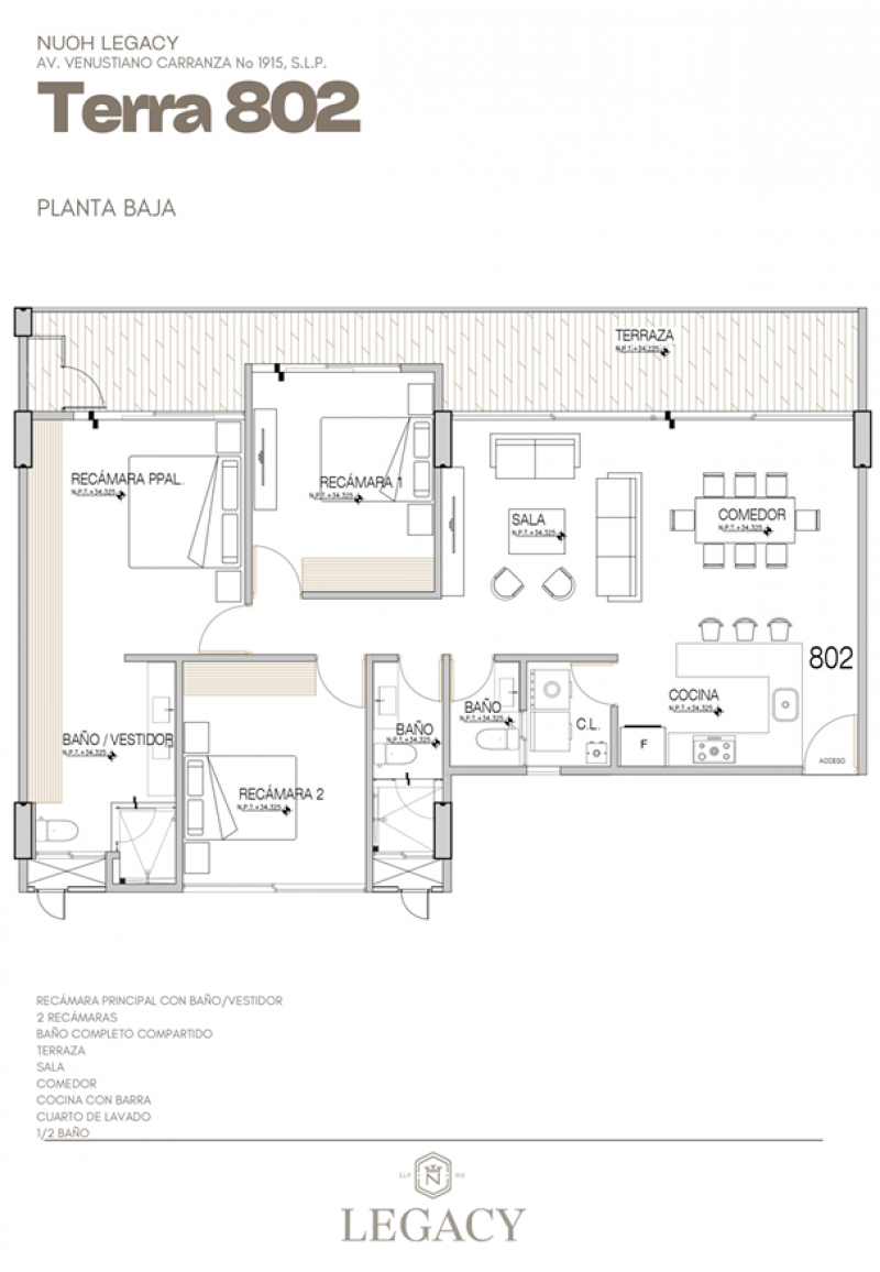 Venta de Departamento  en SAN LUIS POTOSI en DEL VALLE