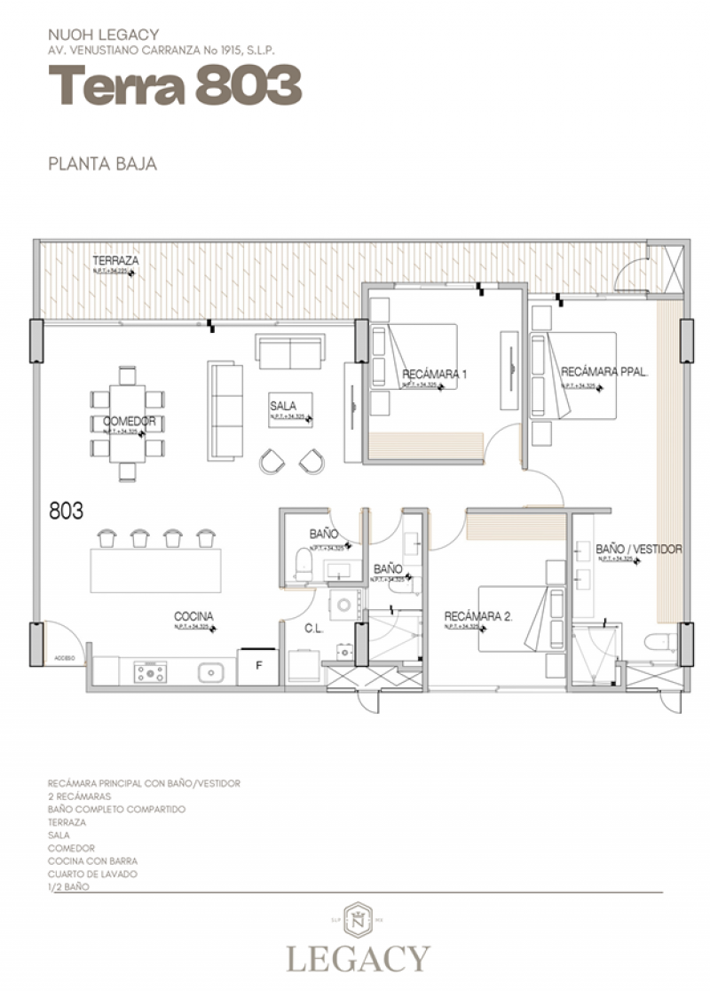 Venta de Departamento  en SAN LUIS POTOSI en DEL VALLE