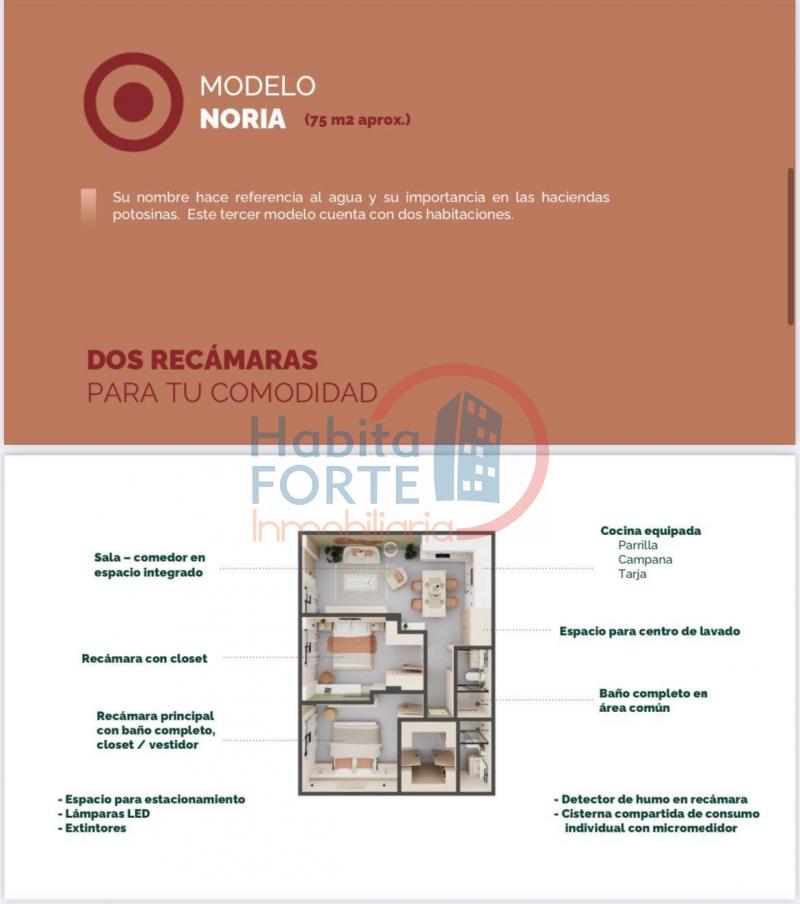 Venta de Departamento  en SAN LUIS POTOSI en BARRIO DE SAN JUAN DE GUADALUPE