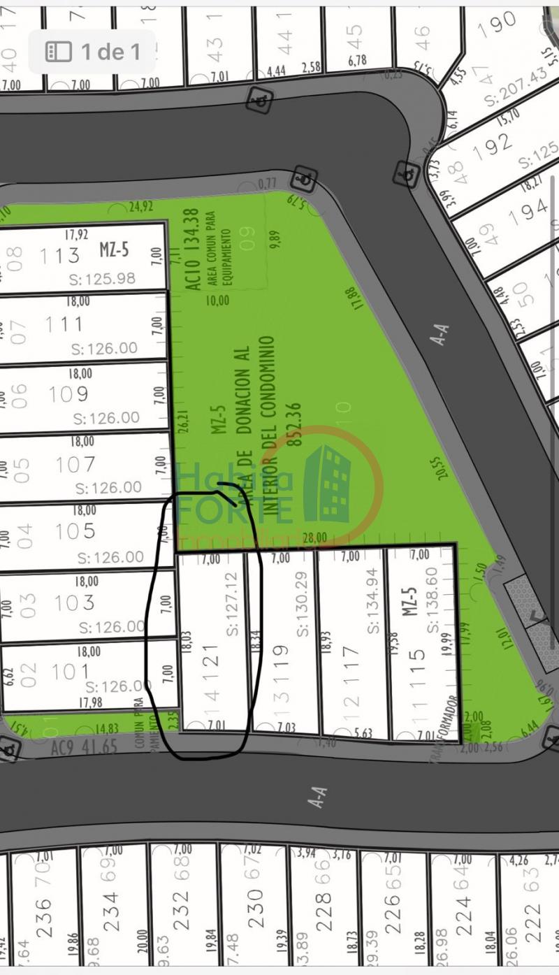 Venta de Terreno  en  en PRIVADA ZIBARI (POZOS)