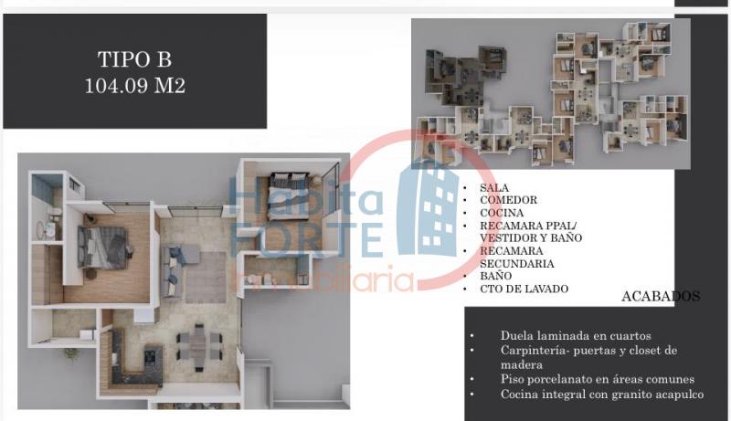 Venta de Departamento en SAN LUIS POTOSI, CUMBRES DE SAN LUIS