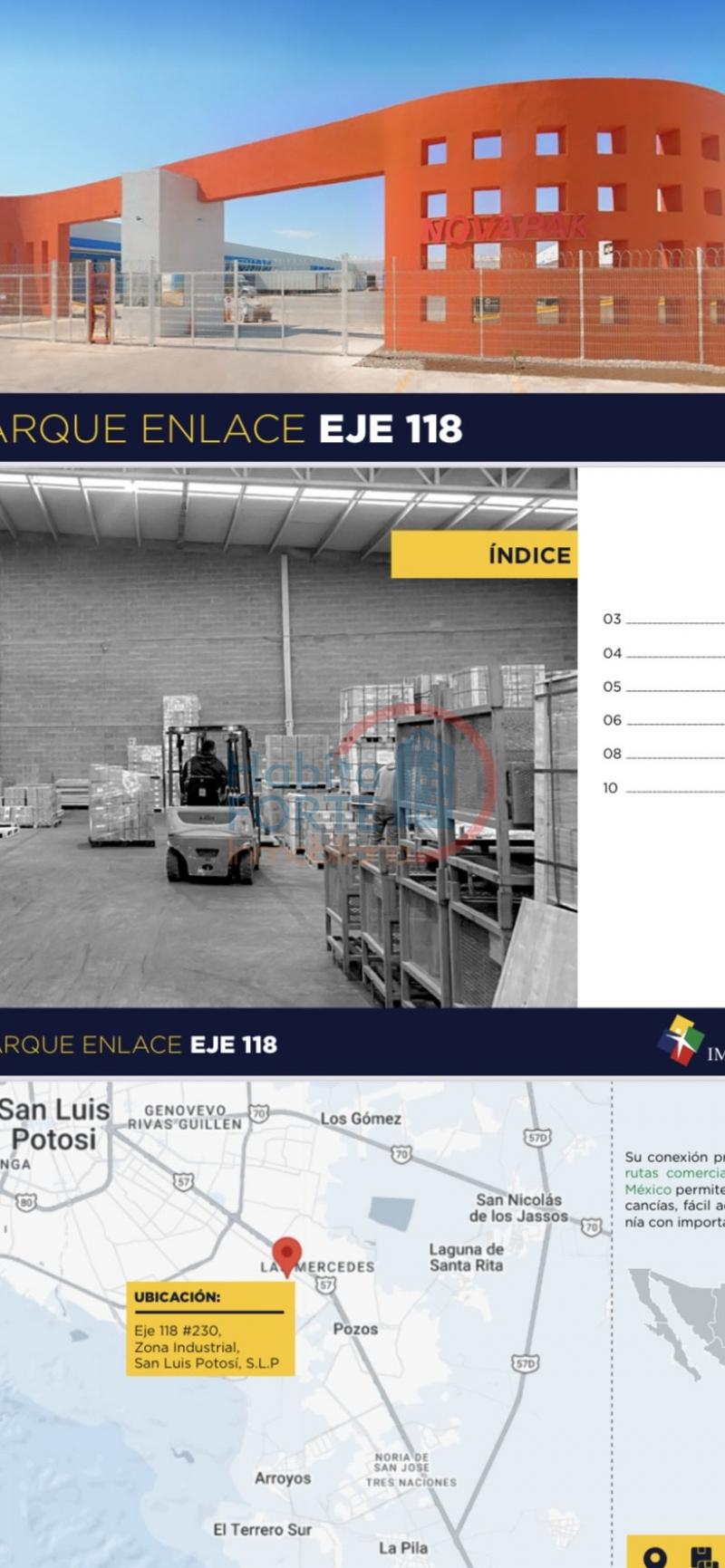 Renta de Bodega en SAN LUIS POTOSI, ZONA INDUSTRIAL