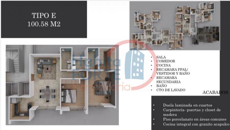 Venta de Departamento en SAN LUIS POTOSI, CUMBRES DE SAN LUIS