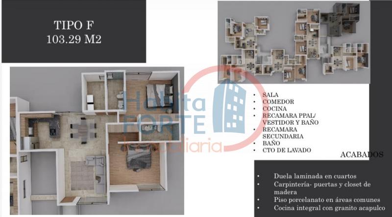 Venta de Departamento en SAN LUIS POTOSI, CUMBRES DE SAN LUIS