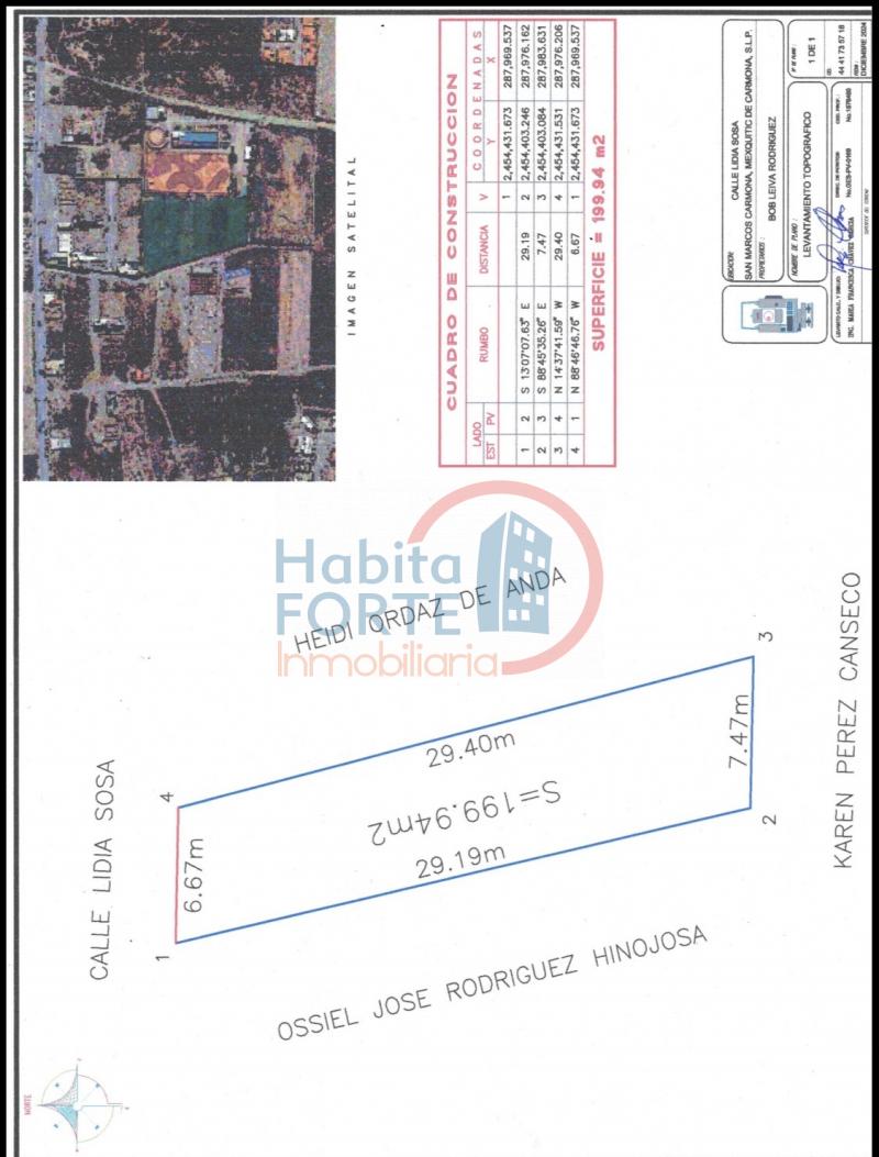 Venta de Terreno en , SAN MARCOS CARMONA