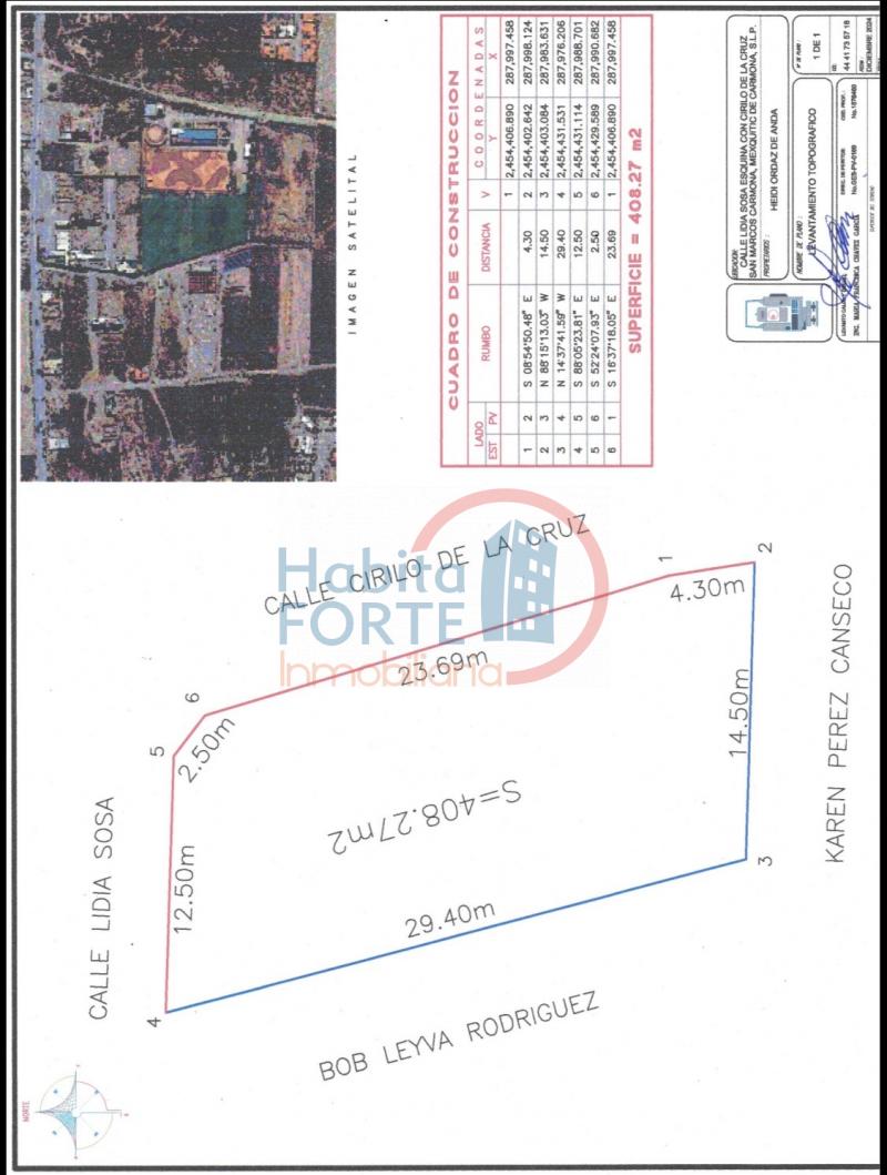 Venta de Terreno en , SAN MARCOS CARMONA