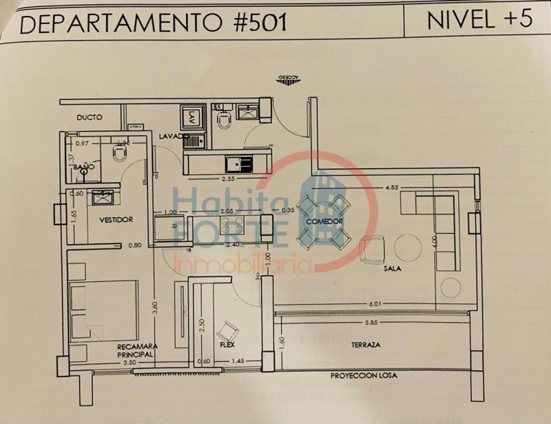 Renta de Departamento en SAN LUIS POTOSI, PRIVADAS DEL PEDREGAL