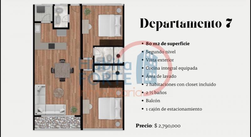 Venta de Departamento en SAN LUIS POTOSI, LOMAS 1a SECCION