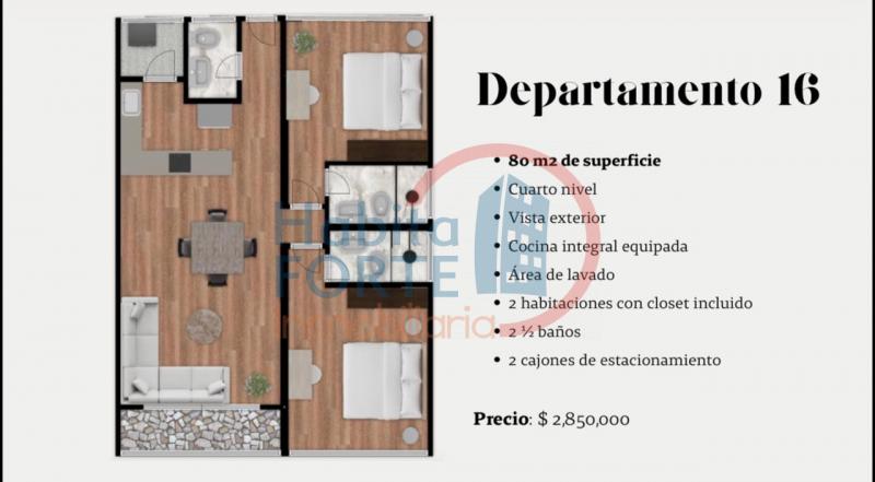 Venta de Departamento en SAN LUIS POTOSI, LOMAS 1a SECCION